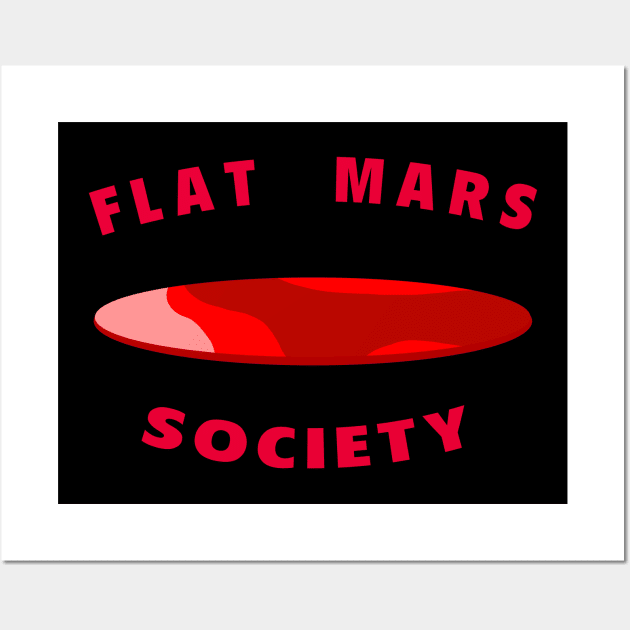 Flat mars society Wall Art by Nazar